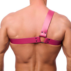 The Red Harness Harnais en cuir Half Rose